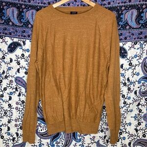 J crew cotton crew neck sweater